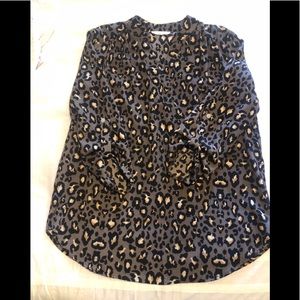 **LAST CHANCE**Leopard Print Blouse 3/4 Sleeve
